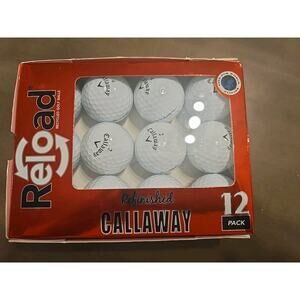 12 Pack PG Professional CALLAWAY Mixed Lot Reload Golf Balls Refinished